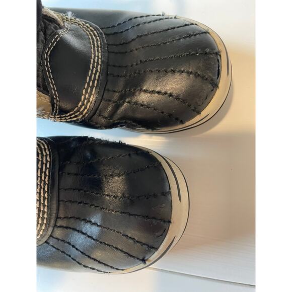 Sorel Boots Women's Size 6 Tofino Faux Fur Lined Mid-Calf Waterproof Tan Black - Picture 7 of 13